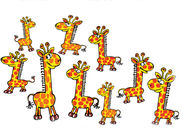 Изучаем форму и размер №9 giraffe картинка
